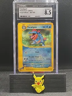 2002 POKEMON EXPEDITION #46/165 FERALIGATR CGC 8.5 NM/Mint - Image 1