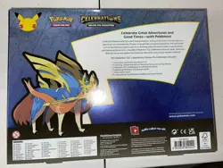 Pokemon TCG Celebrations Deluxe Pin Collection Box Zacian Lv X Pikachu Sealed 820650809422 - Image 2