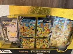 Pokemon Celebrations Premium Playmat Collection Pikachu V-Union Box English 2021 - Image 2