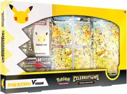 Pokemon Celebrations 25th Anniversary Pikachu V-union Premium Playmat Collection - Image 1