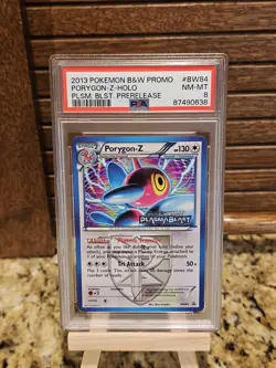 Pokemon Plasma Blast Prerelease Porygon-Z BW84 Promo Holo PSA 8 EN - Image 1