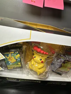 POKEMON TCG CELEBRATIONS PIKACHU PREMIUM FIGURE COLLECTION VMAX SEALED NEW - Image 3