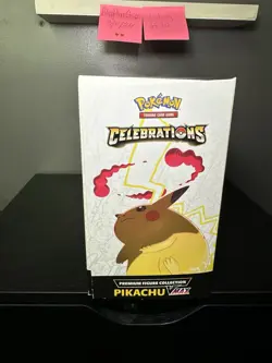 POKEMON TCG CELEBRATIONS PIKACHU PREMIUM FIGURE COLLECTION VMAX SEALED NEW - Image 5