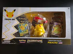 Pokemon TCG Celebrations Pikachu Vmax Premium Figure Collection (Factory Sealed) - Image 1