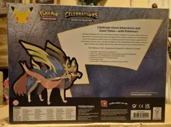 Pokemon TCG Celebrations 25th Anniversary Zacian LV. X Deluxe Pin Collection Box - Image 2