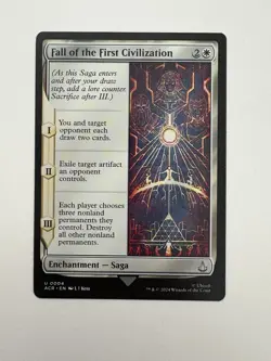 Fall of the First Civilization MTG Magic the Gathering Card NM Near Mint ACR - Image 1