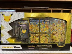 Pokemon Celebrations 25th Anniversary Pikachu V-union Premium Playmat Collection - Image 1