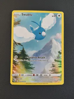 Pokemon Swablu GG27/GG70 Crown Zenith Galarian Gallery Ultra Rare Holo English - Image 1