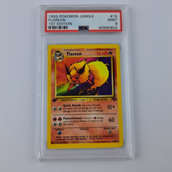 Flareon 1999 Pokemon Jungle 1st Edition Non-Holo 19/64 PSA 9 MINT - Image 1