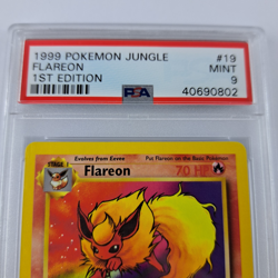 Flareon 1999 Pokemon Jungle 1st Edition Non-Holo 19/64 PSA 9 MINT - Image 2