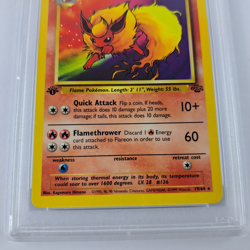 Flareon 1999 Pokemon Jungle 1st Edition Non-Holo 19/64 PSA 9 MINT - Image 3