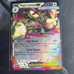 Pokemon TCG Mega Lopunny ex 084/094 Phantasmal Flames Double Rare Holo NM - Image 1