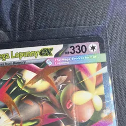 Pokemon TCG Mega Lopunny ex 084/094 Phantasmal Flames Double Rare Holo NM - Image 3