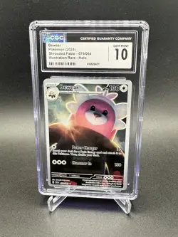 2024 Pokemon Shrouded Fable #079/064 Bewear Holo CGC 10 GEM MINT - Image 1