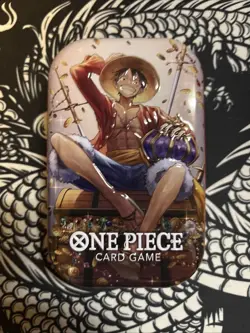 One Piece CCG Tin Set Vol 2 EMPTY TIN ONLY Set Of 3 Luffy, Ace, & Sabo - Image 3