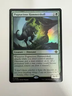 Pugnacious Hammerskull Foil MTG Magic the Gathering Card NM Near Mint LCI - Image 1