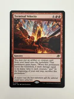 Terminal Velocity MTG Magic the Gathering Card NM Near Mint EOE - Image 1