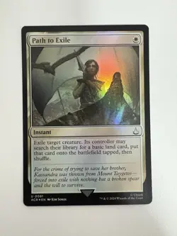Path to Exile Foil MTG Magic the Gathering Card NM Near Mint ACR - Image 1