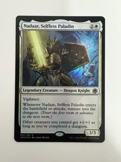 Nadaar Selfless Paladin Foil MTG Magic the Gathering Card NM Near Mint AFR - Image 1