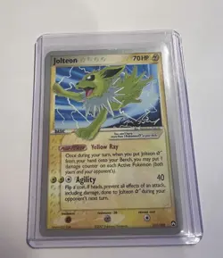 Pokemon TCG Jolteon Gold Star 101/108 2007 World Championships - Image 1