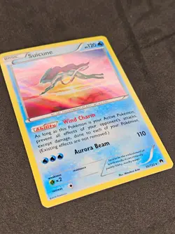 Suicune Holo 30/122 2016 XY BREAKpoint Pokemon Card Mitsuhiro Arita NM - Image 2