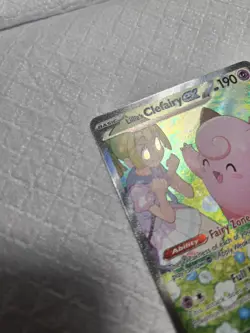 Pokemon TCG Lillie's Clefairy EX Sv09 Journey Together 184/159 Rare Holo - Image 3