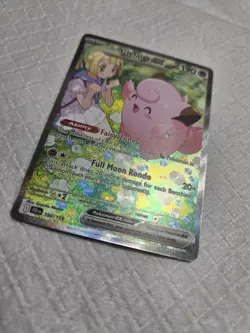 Pokemon TCG Lillie's Clefairy EX Sv09 Journey Together 184/159 Rare Holo - Image 4