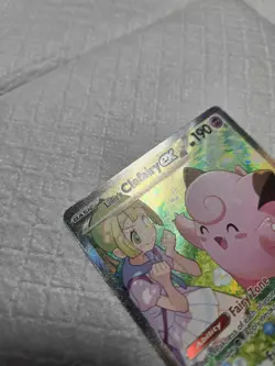 Pokemon TCG Lillie's Clefairy EX Sv09 Journey Together 184/159 Rare Holo - Image 5