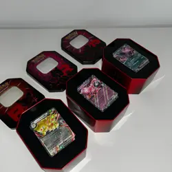 Pokemon TCG: Team Rocket Tin Set of 3 - Mewtwo ex, Nidoking, Persian *No Packs* - Image 2