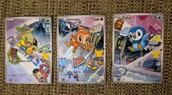 Pokemon TCG First Partner Illustration Gen 1 Sinnoh Starters Set Mint/Near Mint - Image 1