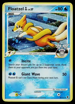 Pokemon Card - Floatzel GL Rising Rivals 4/111 Holo Holo Rare - Image 1