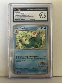Feraligator Pokemon 2025 Black Star Promos Illustration Contest 2024 Winner - Image 1
