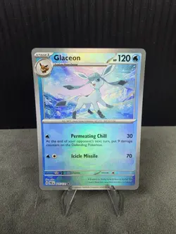 Glaceon (Master Ball Pattern) 025/131 Sv: Prismatic Evolutions Holo Pokemon TCG - Image 1
