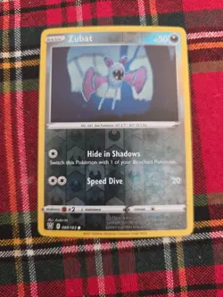 Zubat - Reverse Holo - Battle Styles 089/163 Pokemon Card - Image 1