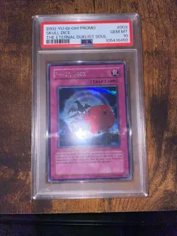 Skull Dice - EDS-003 - Secret Rare - Unlimited - PSA10 - GEM MT - Image 2