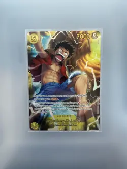 Monkey D Luffy OP15-119 SEC Foil Adventure on Kami’s Island One Piece 🔥 NM - Image 1