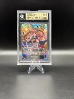 2023 ONE PIECE KINGDOMS OF INTRIGUE #OP04-039 REBECCA ALTERNATE ART BGS 9.5 - Image 1