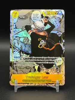 One Piece CCG Trafalgar Law Royal Blood Foil Card OP10-119 Manga English - Image 1