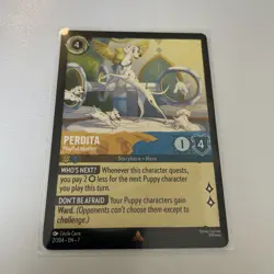 Disney Lorcana - Perdita Playful Mother 2/204 Rare Nonfoil Archazia's Island NM - Image 1
