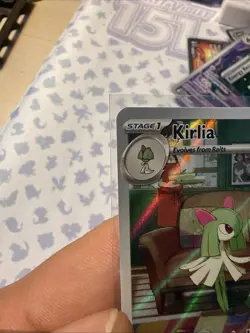 Pokemon TCG Kirlia Scarlet & Violet Base Set Holo Illustration Rare Card 212/198 - Image 5