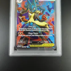 PSA 10 Mega Lucario ex 160/132 Pokemon Mega Evolutions Graded Card - Image 3