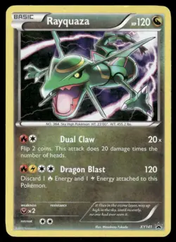 Pokemon Cards Rayquaza XY141 XY Promo Holo HP *2 - Image 1