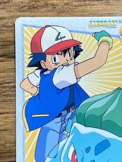 Pokemon Carddass Card Bandai Anime Collection 12 Ash, Bulbasaur - Image 3