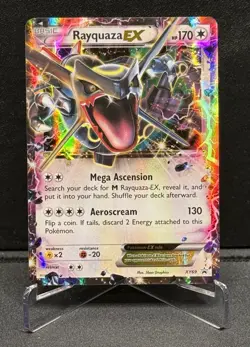 Rayquaza EX XY69 Pokemon TCG XY Promo Ultra Rare Card LP - Image 1