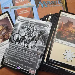 COMMANDER MAGIC DECK 100 Cards = Magic the gathering Kemba Kha Enduring CATS Fun - Image 1