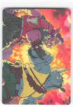 Bebop & Rocksteady Art Card 29 Art Series: Teenage Mutant Ninja Turtles NM S - Image 1