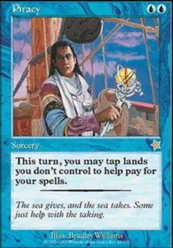 1x Piracy Moderate Play MTG Magic - Kid Icarus - - Image 1