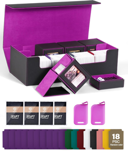 MTG Card Storage Box 5 in 1 with 4 Pcs Small Commander Deck Box, Large Card Deck - Image 1