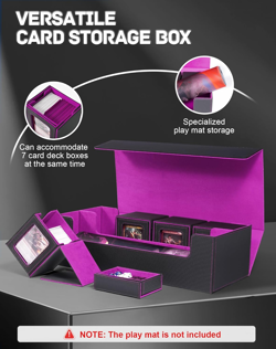 MTG Card Storage Box 5 in 1 with 4 Pcs Small Commander Deck Box, Large Card Deck - Image 4
