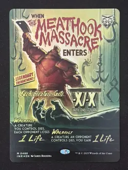 1x MTG The Meathook Massacre (Showcase, Foil) - Innistrad Remastered (INR) #486 - Image 1